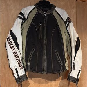 Harley-Davidson Women’s Black, White, and Gray Performance Jacket